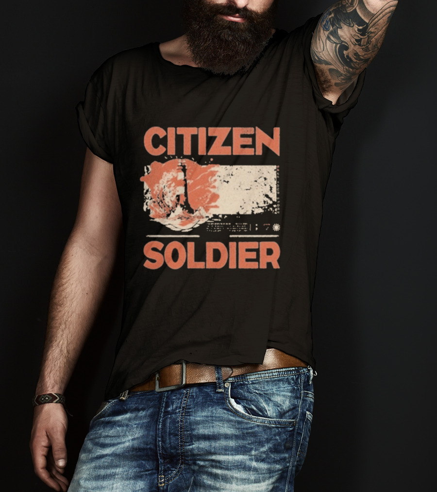 Citizen Soldier Save Your Story Torn Paper Distressed T-Shirt