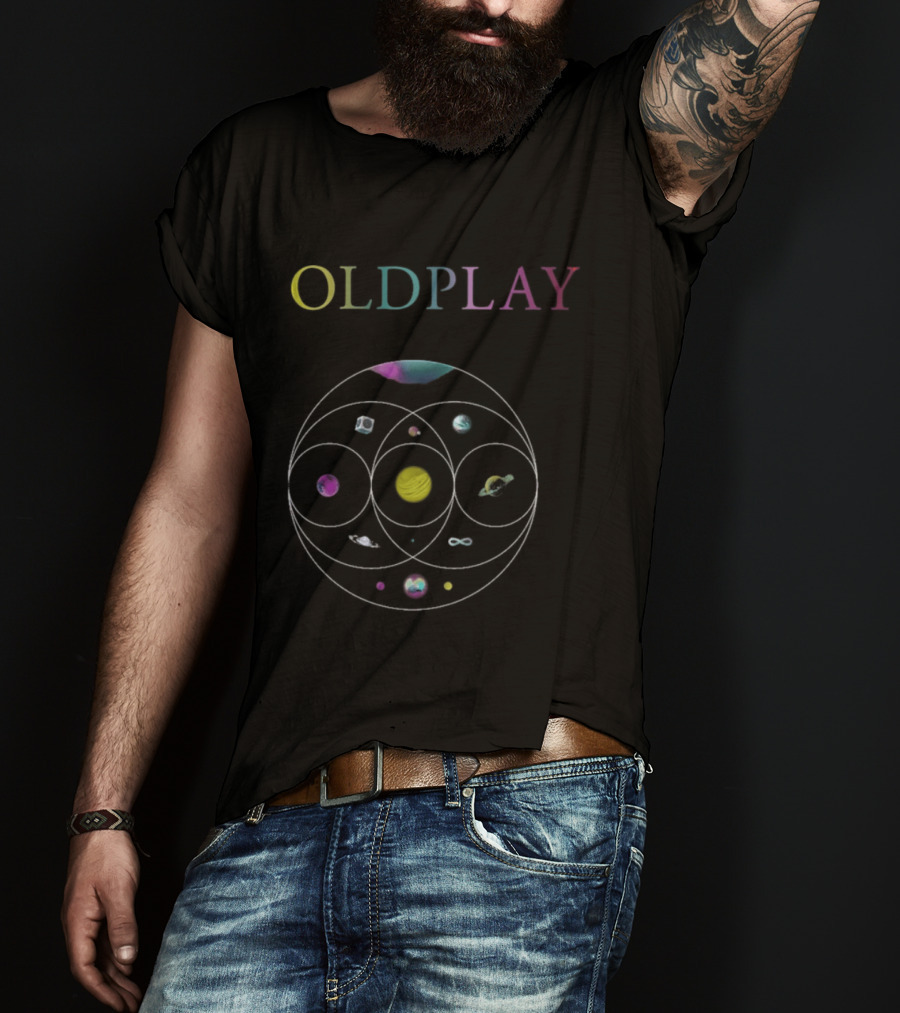 Coldplay Music Of The Spheres World Tour 2025 Oldplay Spheres T-Shirt