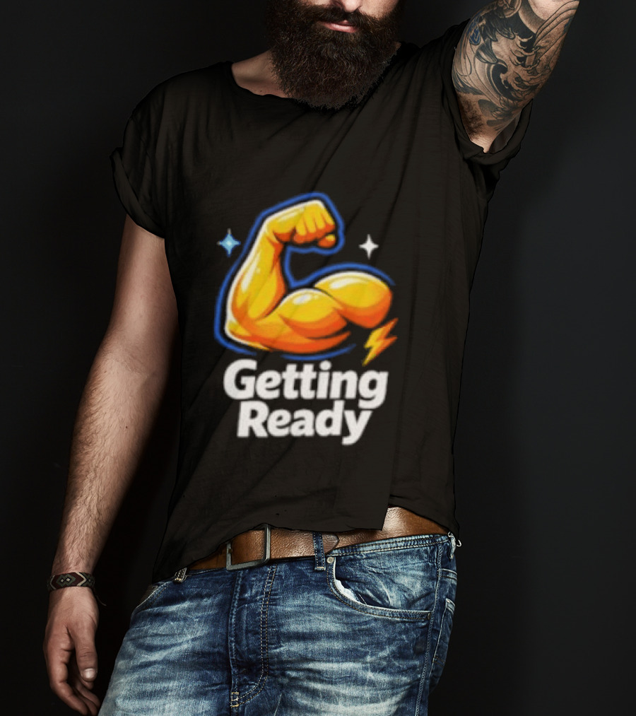 Cristiano Ronaldo Getting Ready Strong Arm Emoji T-Shirt