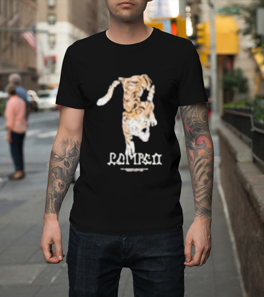 Pompeii Tiger Jumping T-Shirt