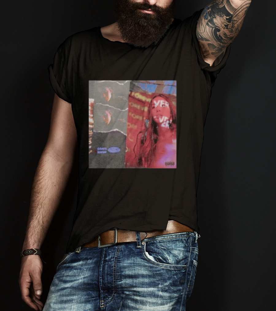 Drivers License Olivia Rodrigo Album Cover T-Shirt