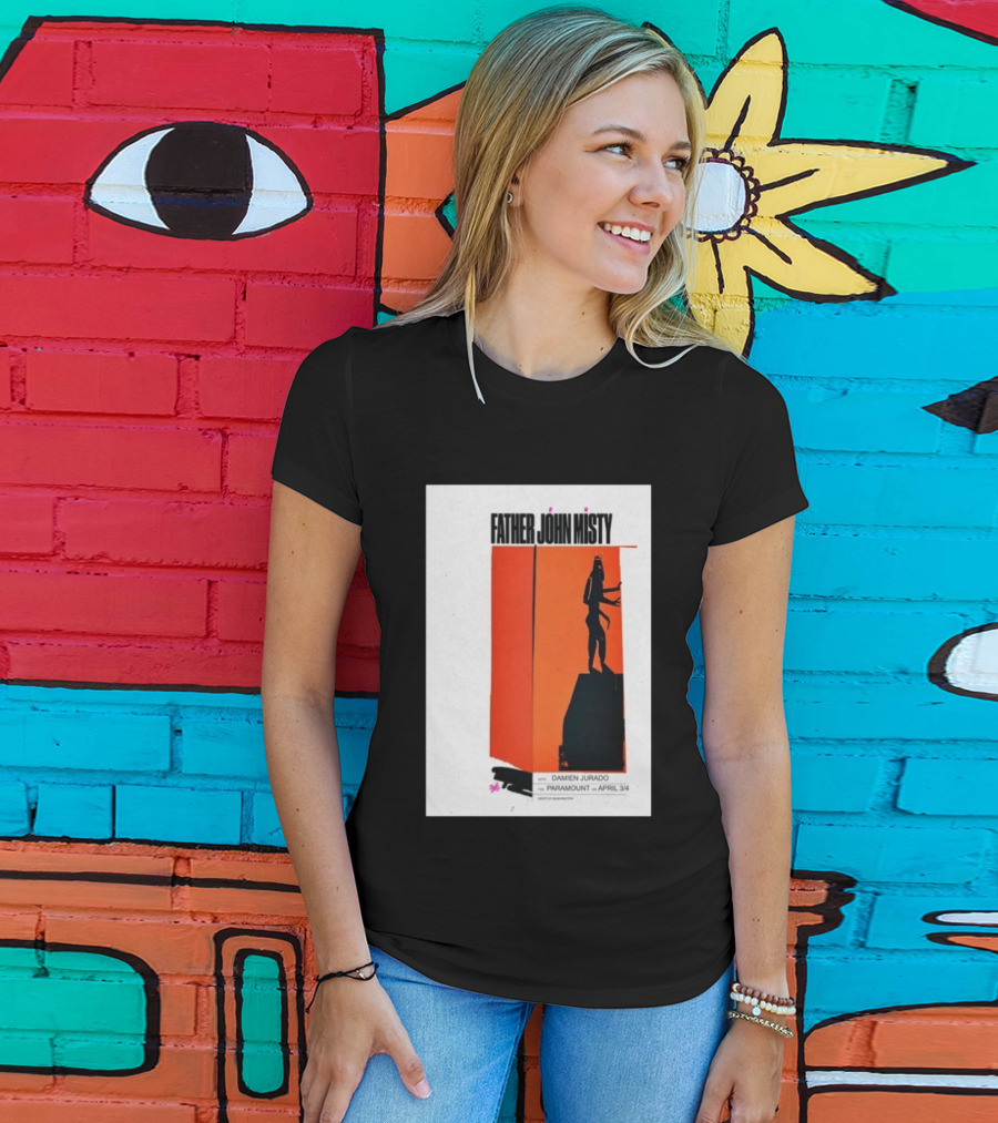 Father John Misty Seattle April 3 4 2026 Featuring Damien Jurado At Paramount Theater T-Shirt
