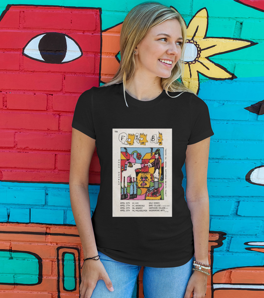 Fib Band Spring 2026 Tour Good Ol' Rock Iconic Dates USA Locations T-Shirt