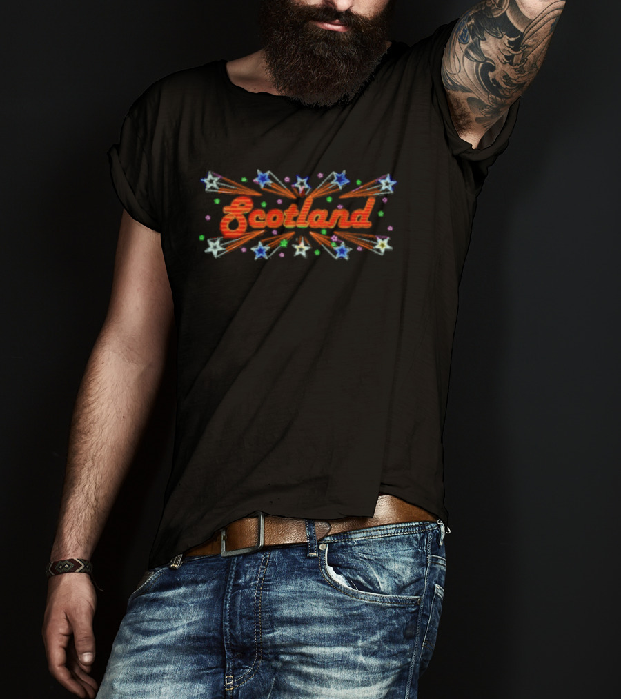 Scotland Colorful Starburst T-Shirt