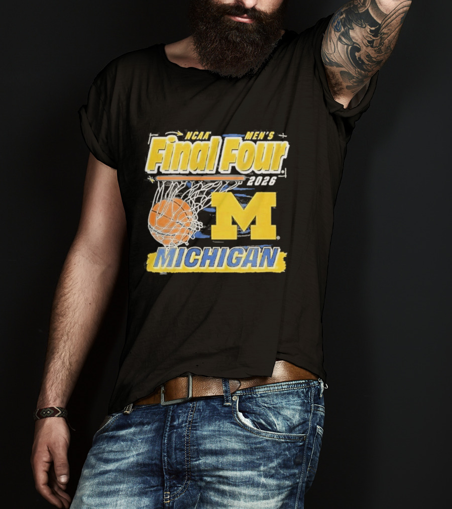 NCAA Men's Final Four 2026 Michigan Basketball M T-Shirt