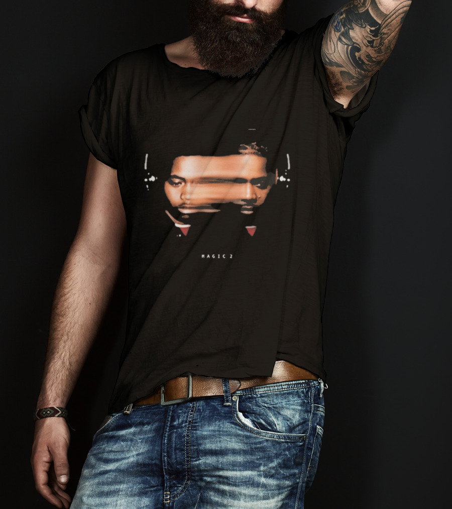 Nasir Jones Nas Magic 2 Album Distorted Face T-Shirt