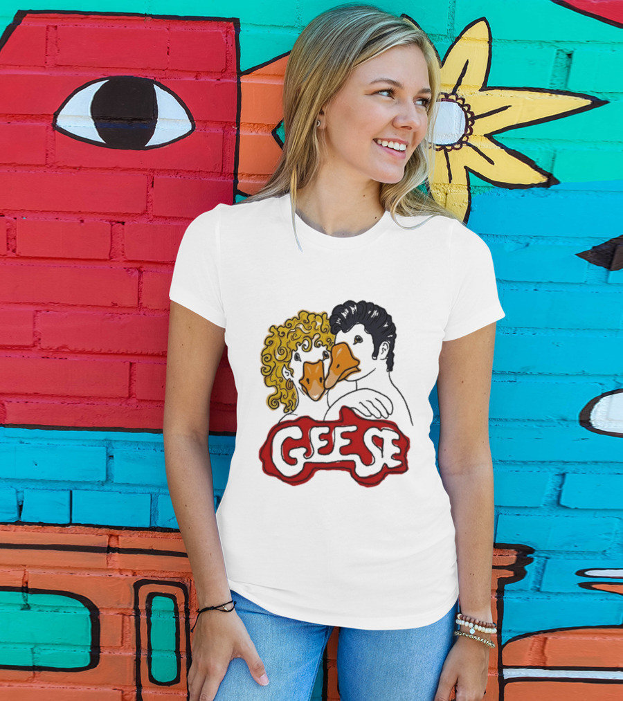 Grease Inspired Lonely Club Geese With Duck Faces T-Shirt