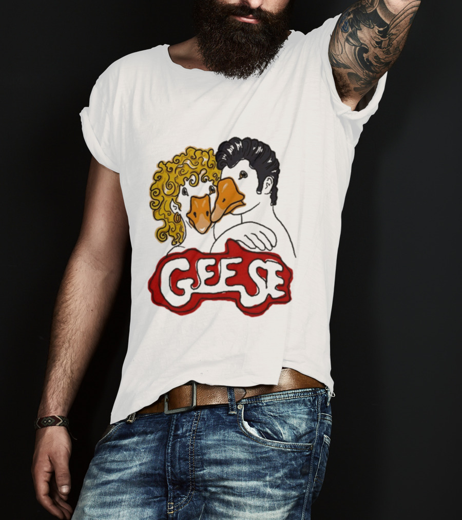 Grease Inspired Lonely Club Geese With Duck Faces T-Shirt