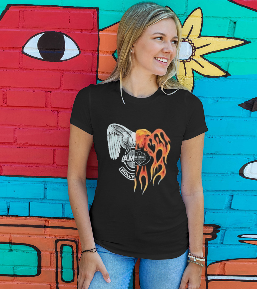 Louis Tomlinson HDWGH Tour Prague Amiri Spliced Angel Flames 2026 T-Shirt