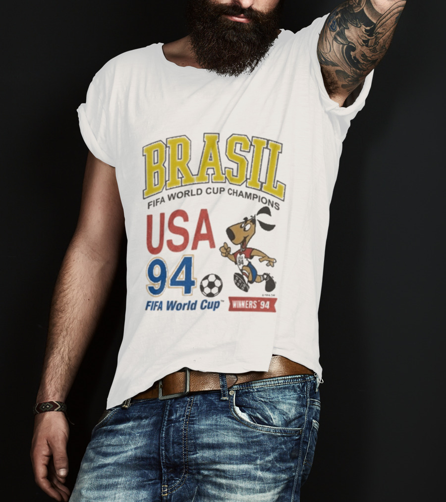 BRAZIL FIFA World Cup Champions USA 94 T-Shirt