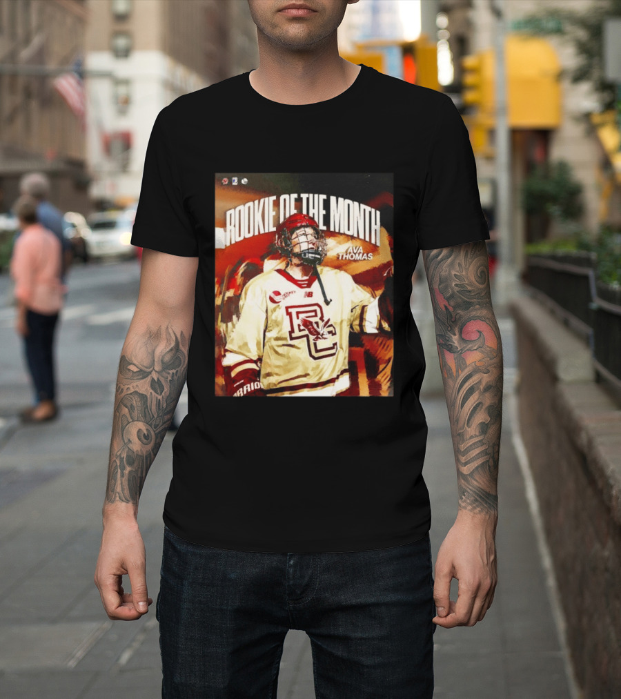 Rookie Of The Month Ava Thomas Boston College Hockey T-Shirt