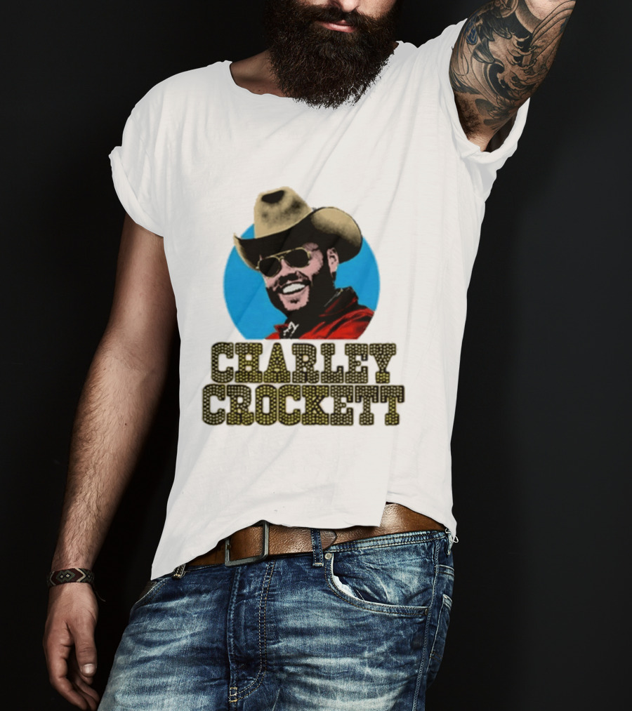 Charley Crockett Cowboy Hat Sunglasses Western T-Shirt