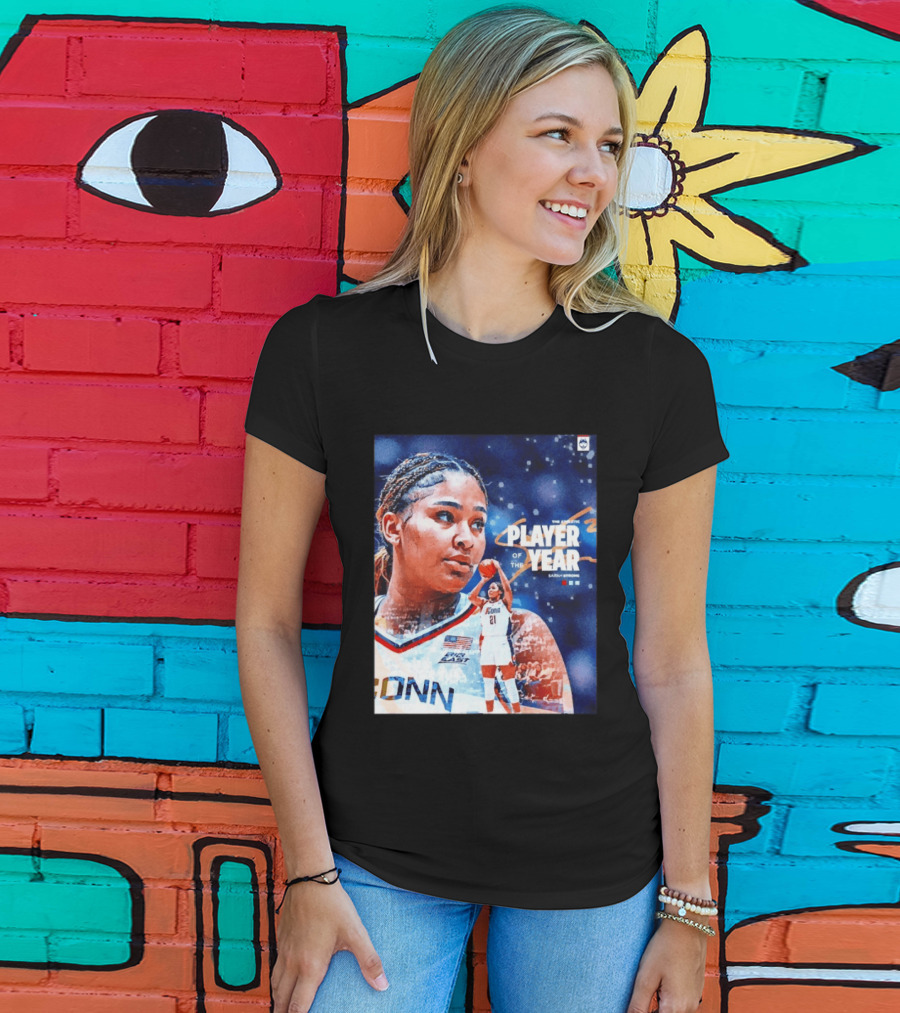 UConn Huskies The Athletic Player Of The Year Sarah Strong T-Shirt