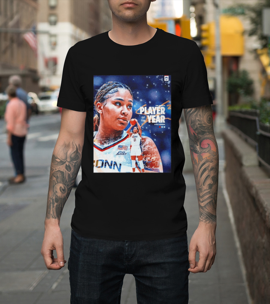 UConn Huskies The Athletic Player Of The Year Sarah Strong T-Shirt