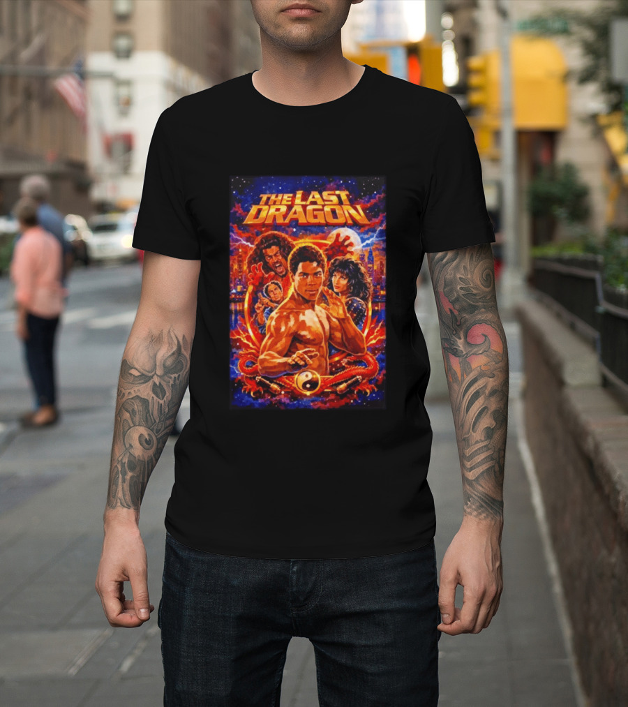 The Last Dragon 1985 Classic Martial Arts Movie Featuring Iconic Characters And Action T-Shirt
