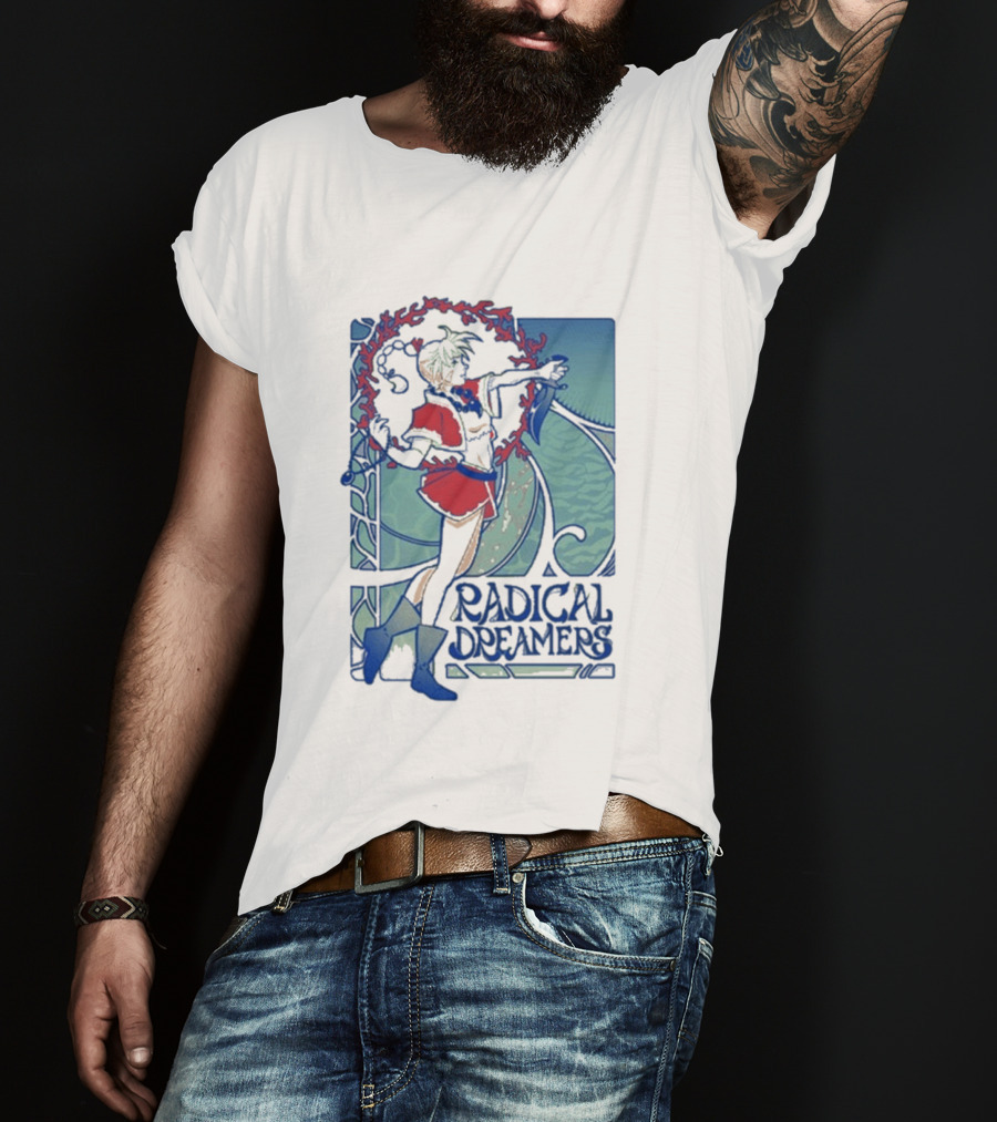 Radical Dreamers Frost Fatales 2026 Anime Girl Art Nouveau T-Shirt