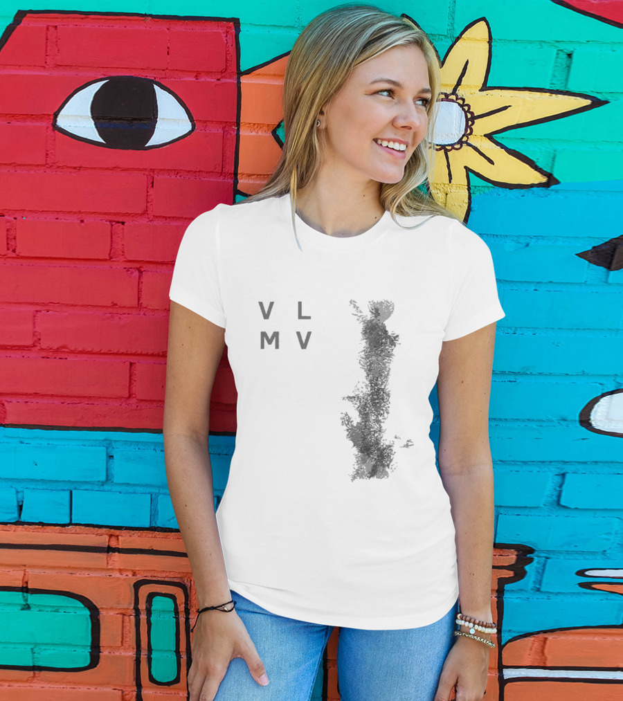 Vlmv There Will Come Soft Rains Abstract Monochrome T-Shirt