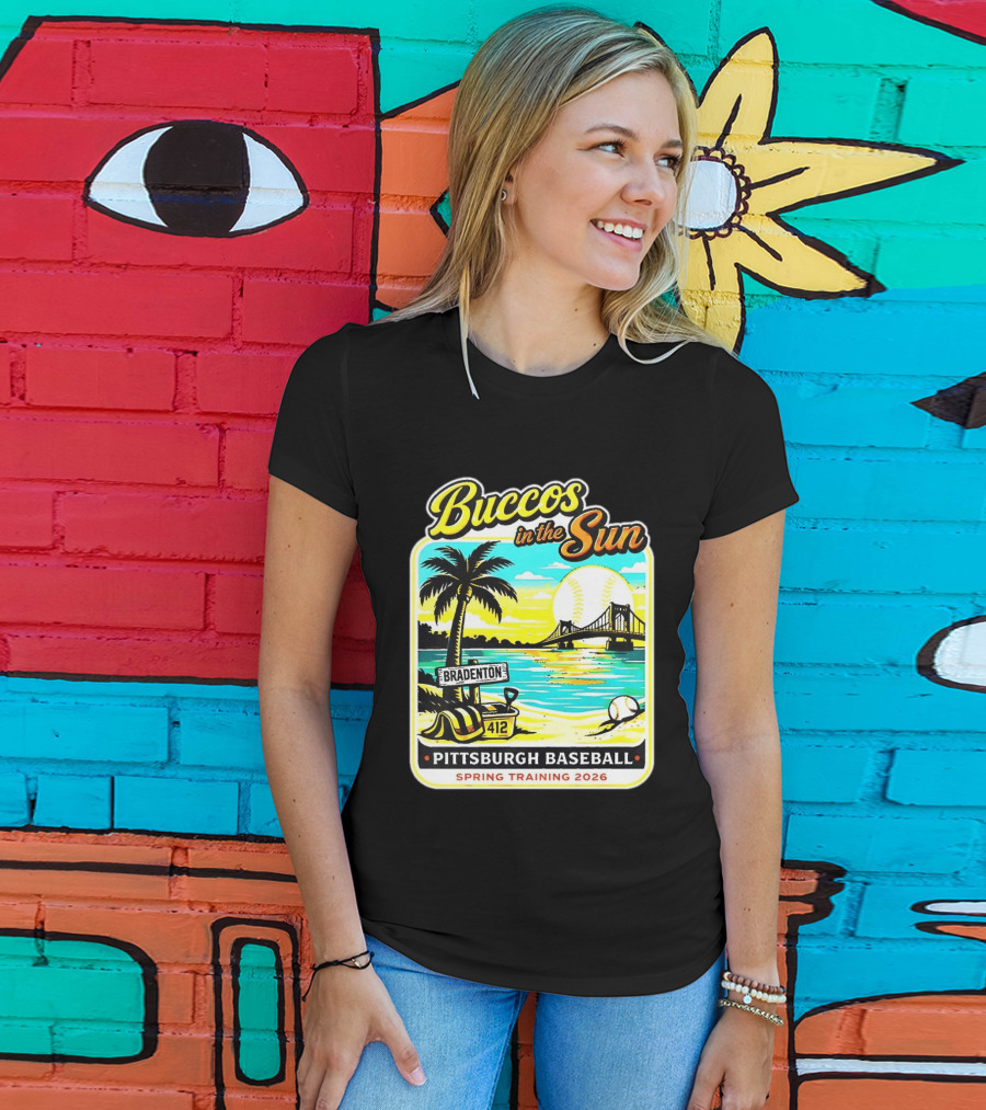 Buccos In The Sun Bradenton Pittsburgh Baseball Spring Training 2026 T-Shirt