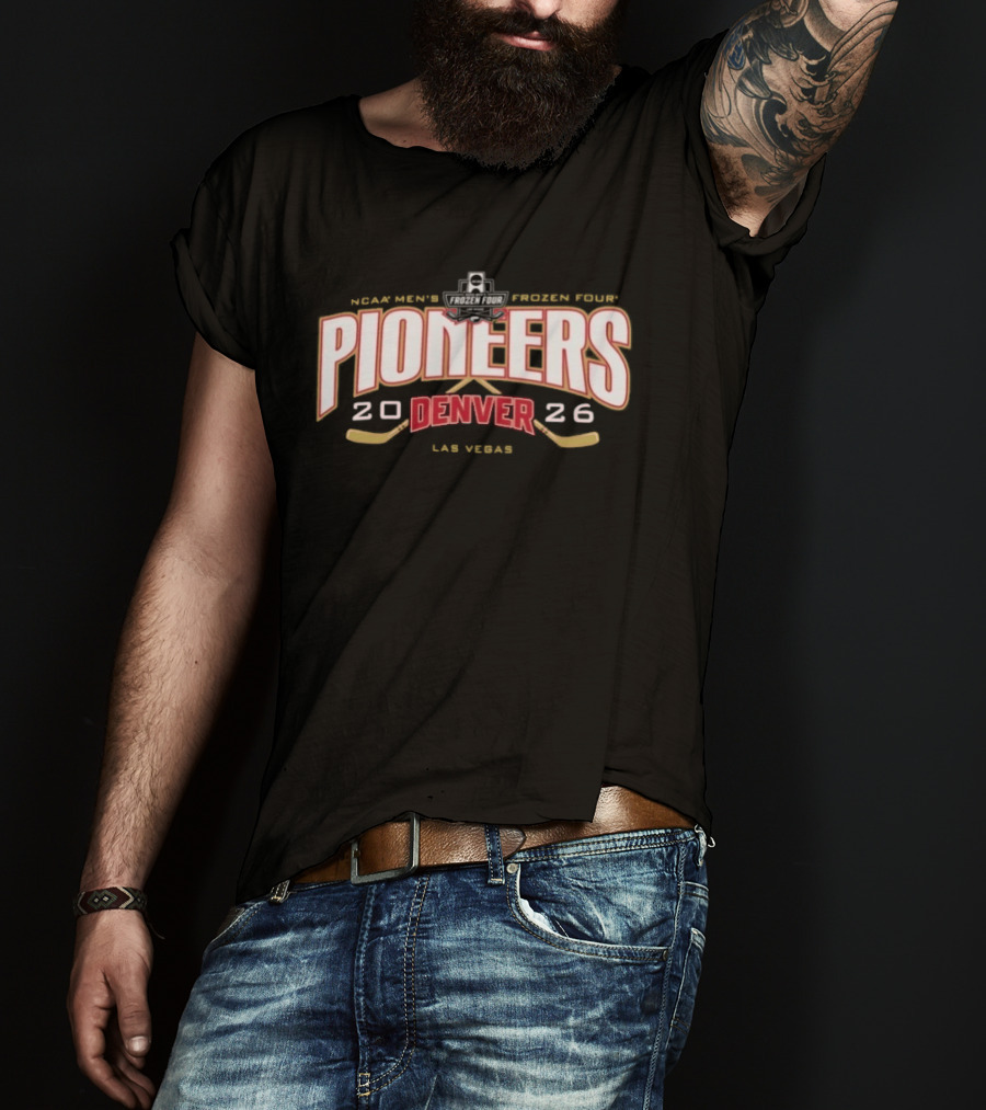 Denver Pioneers 2026 NCAA Men's Frozen Four Las Vegas Hockey T-Shirt
