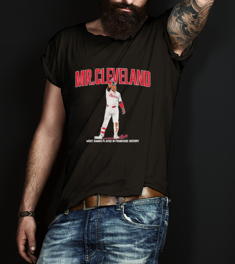 Mr. Cleveland Baseball Icon Jose Ramirez Cleveland Guardians Fan Favorite T-Shirt