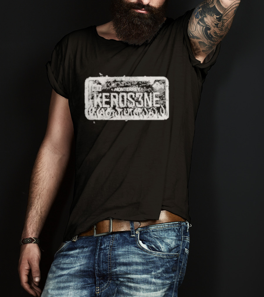 The Warning Kerosene Monterrey License Plate HEX Flame T-Shirt
