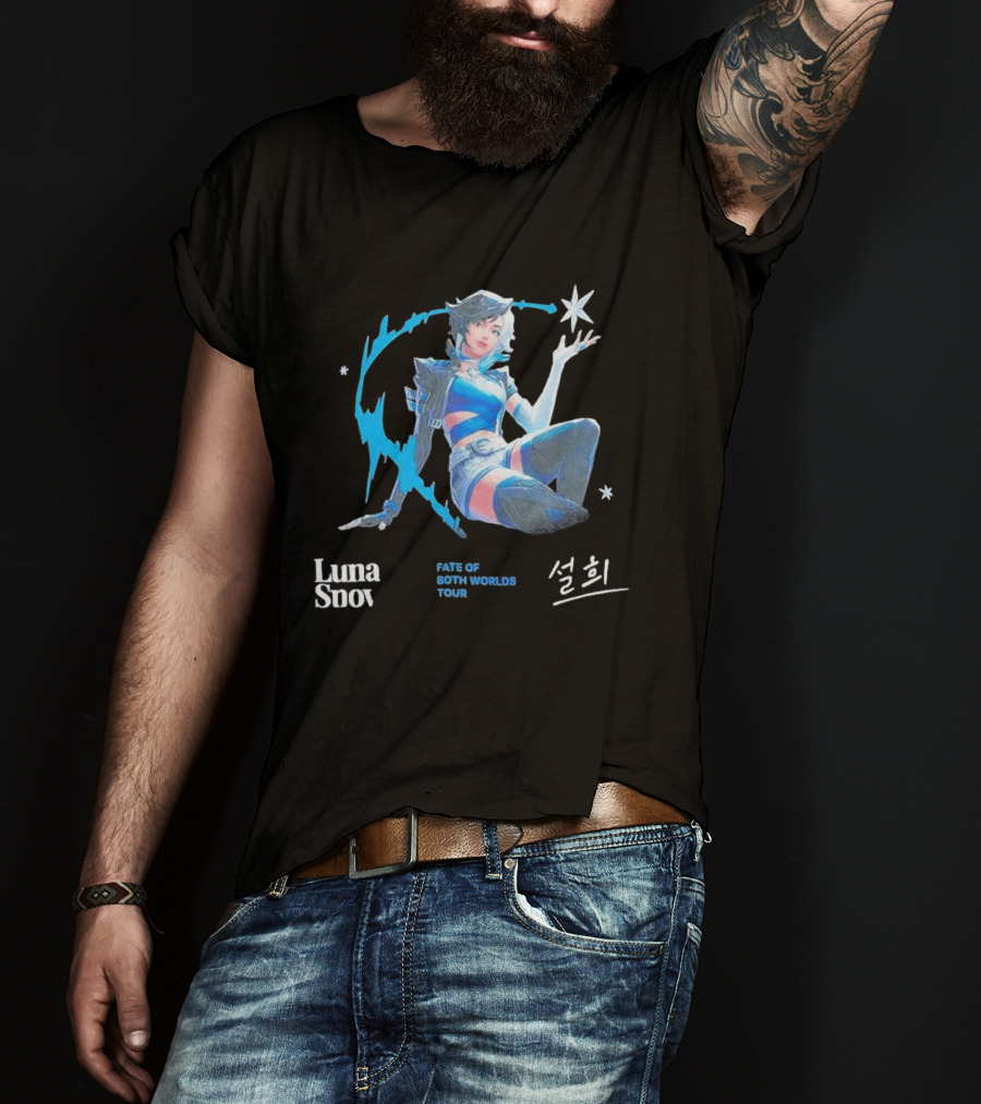 Luna Snow Fate Of Both Worlds Tour Marvel Rivals T-Shirt