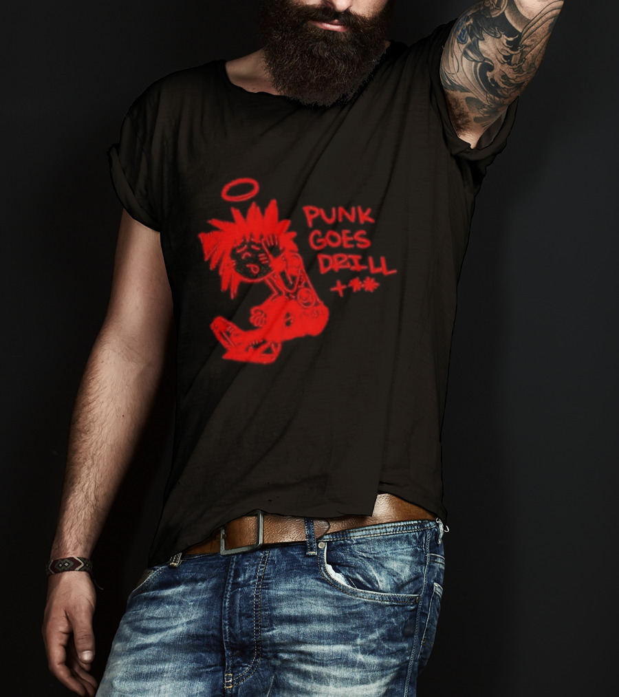 Punk Goes Drill Rocnation Anniversary Halo Cartoon T-Shirt