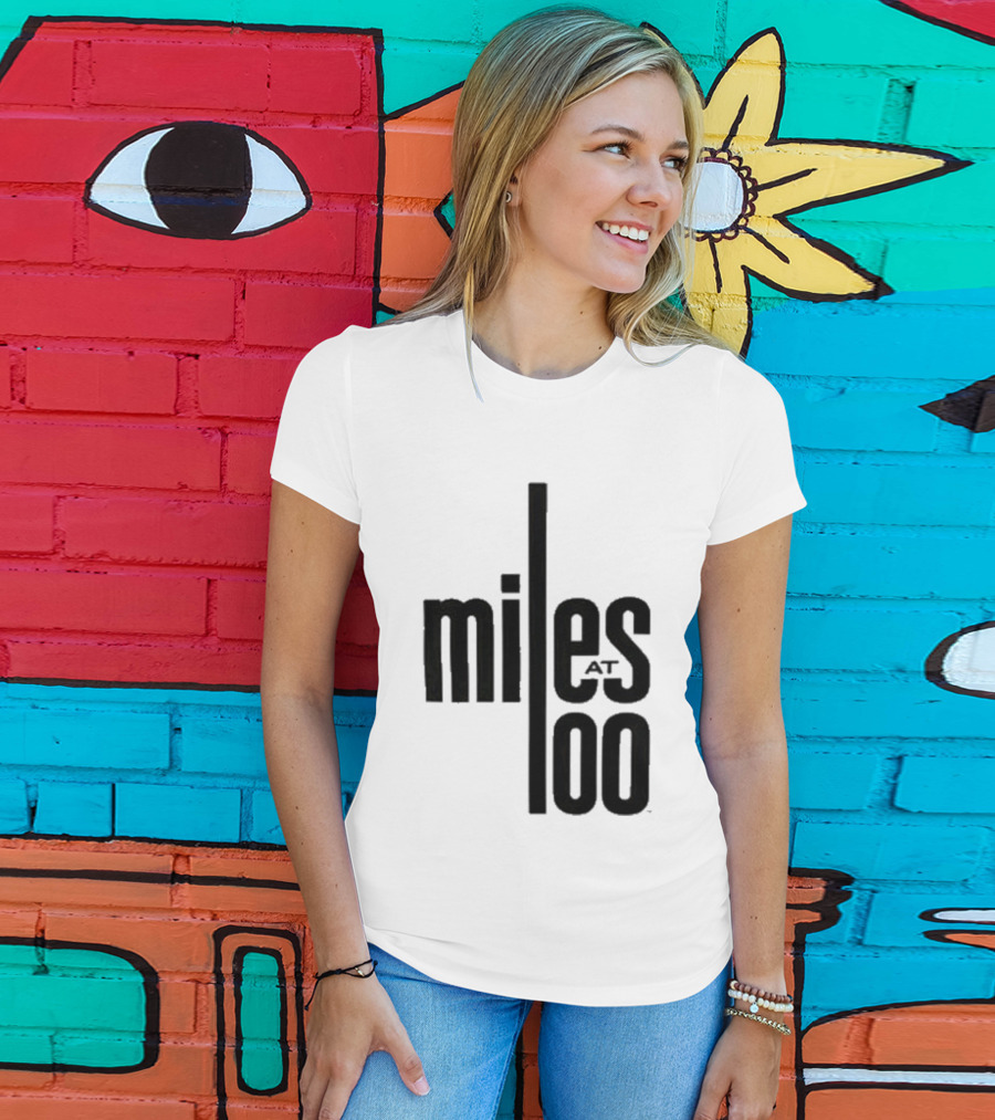 Miles Davis Miles At 100 Black T-Shirt