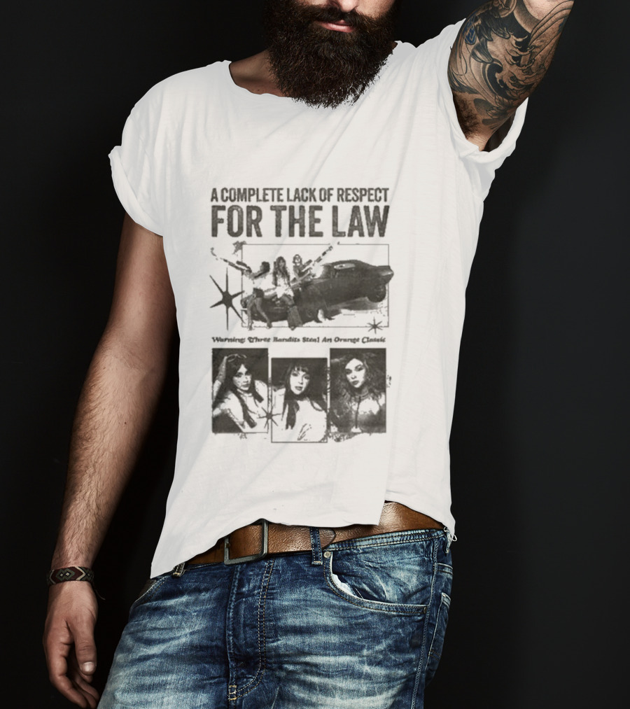 A Complete Lack Of Respect For The Law The Warning Kerosene Newspaper T-Shirt
