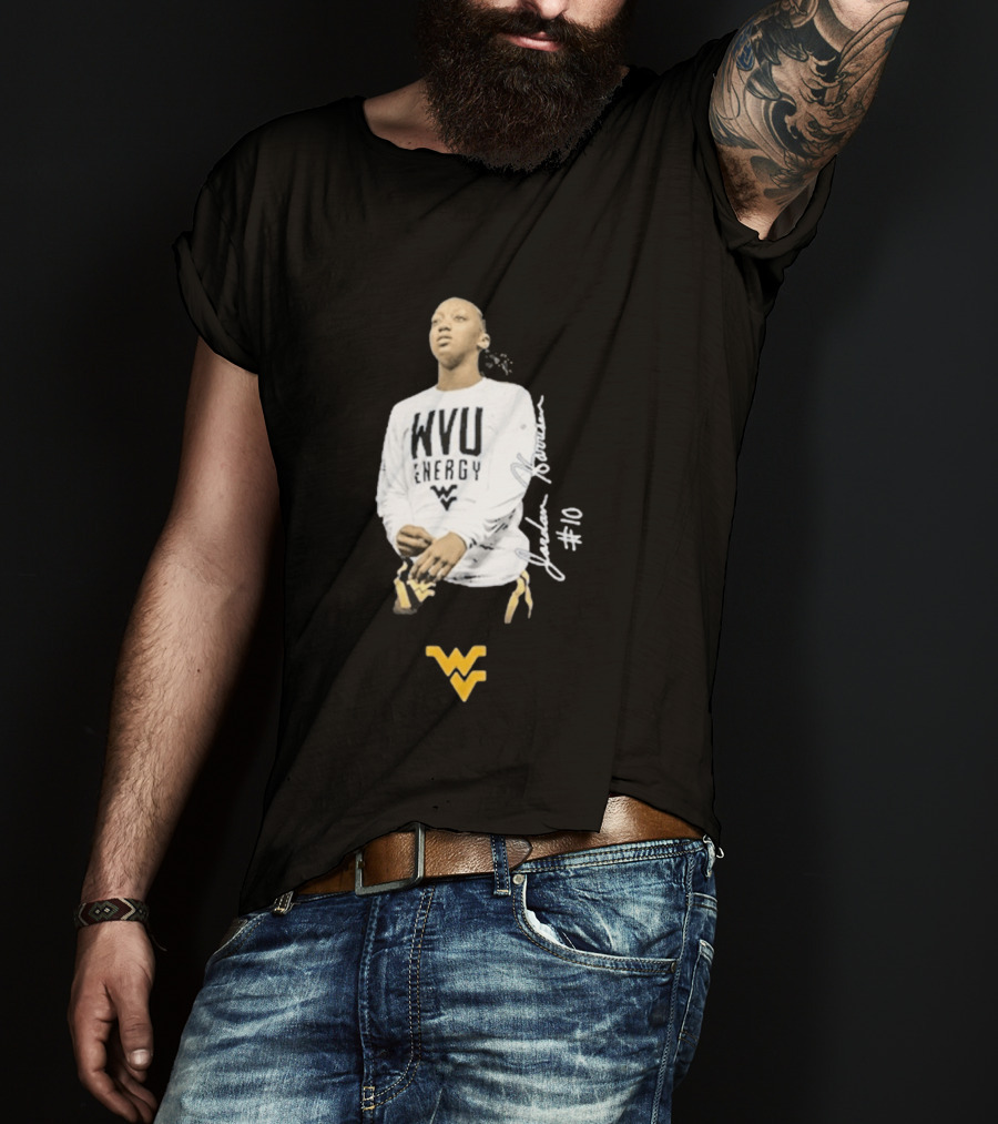 WVU Energy Jordan Harrison #10 West Virginia T-Shirt