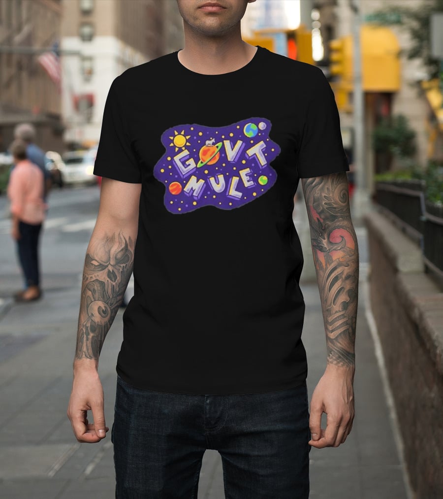 Gov't Mule Space Theme Spring Tour 2026 Solar System Planets T-Shirt