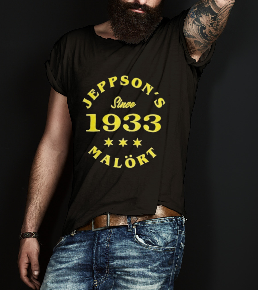 Jeppson's Malort 1933 Vintage Style Three Stars T-Shirt