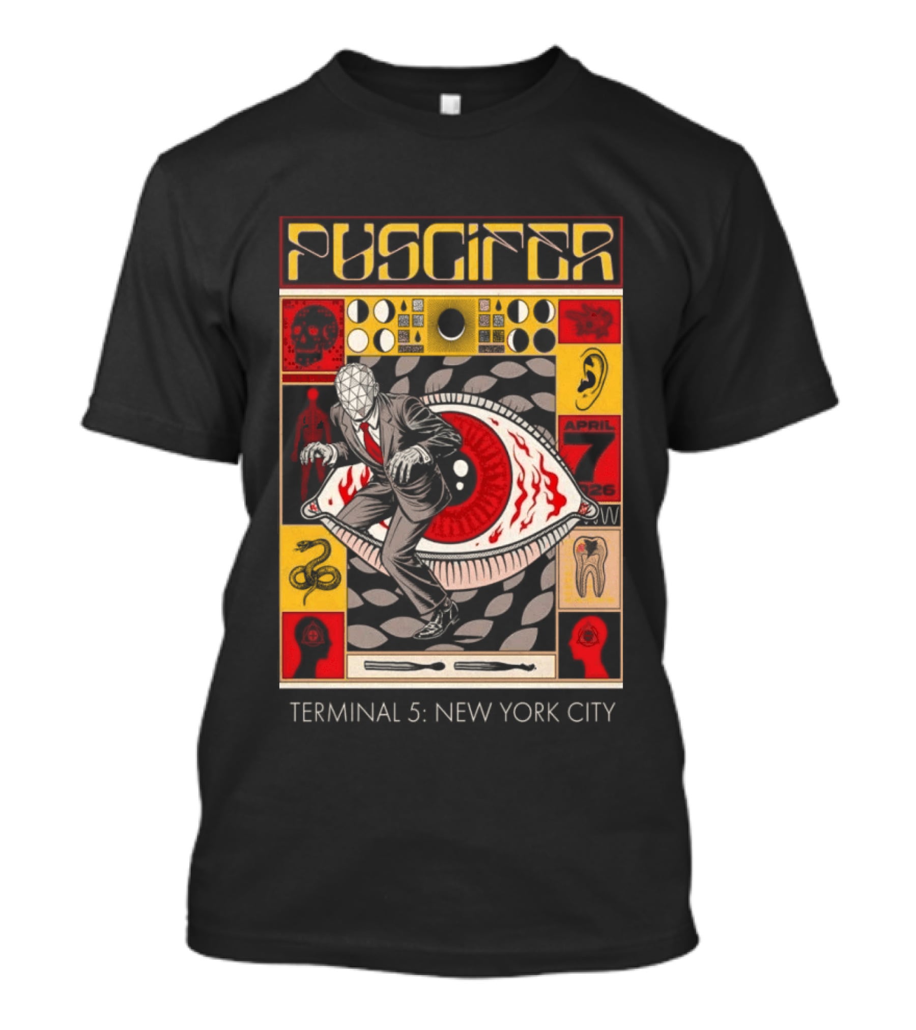 Puscifer Terminal 5 New York City Concert July 4 2026 Eye T-Shirt