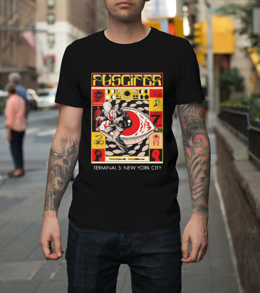 Puscifer The Normal Isn't Tour 2026 Terminal 5 New York City April 7 2026 Surreal T-Shirt