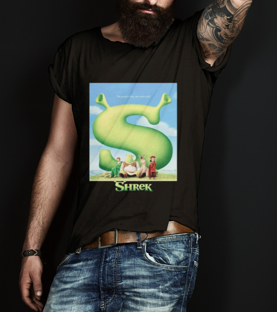 Shrek The Greatest Fairy Tale Never Told Movie Characters T-Shirt