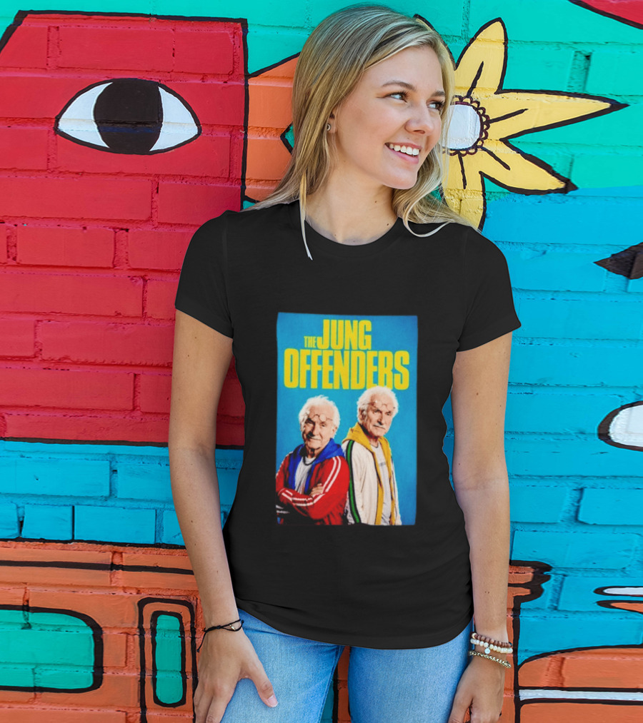 The Jung Offenders Comedy Duo Vintage Look T-Shirt