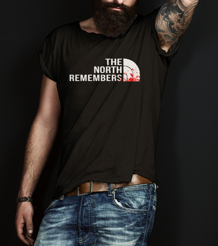 The North Remembers GOT Blood Splatter T-Shirt