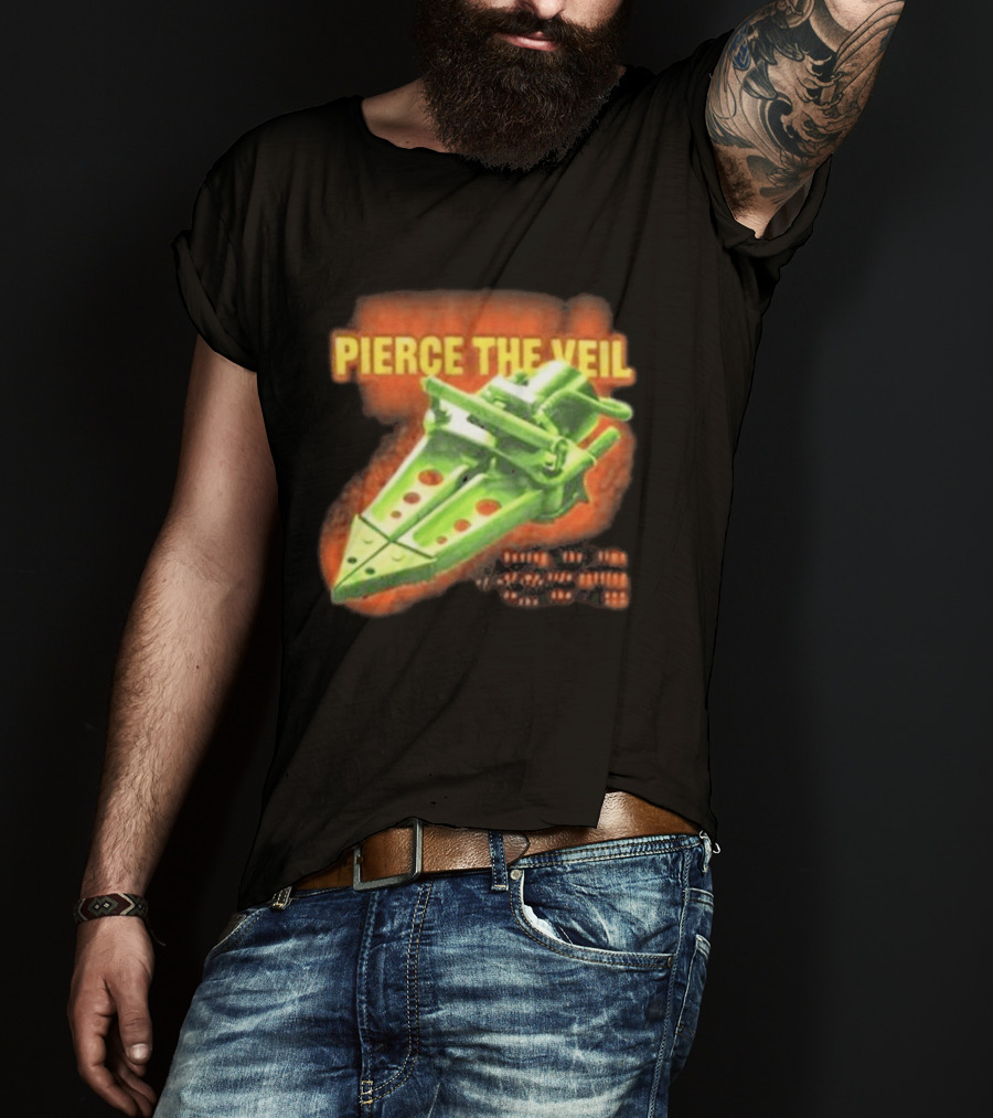 Pierce The Veil Jaws Movie Art Cover T-Shirt