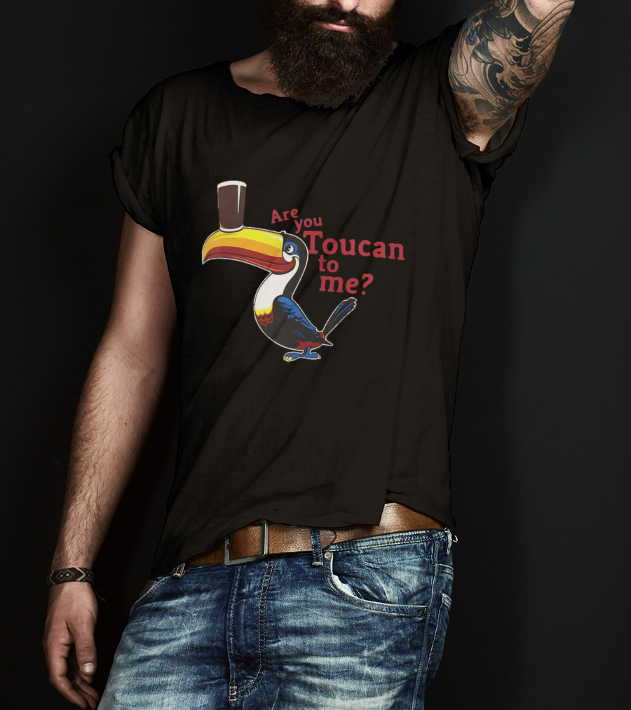 Are You Toucan To Me Guinness Toucan Balancing Pint T-Shirt