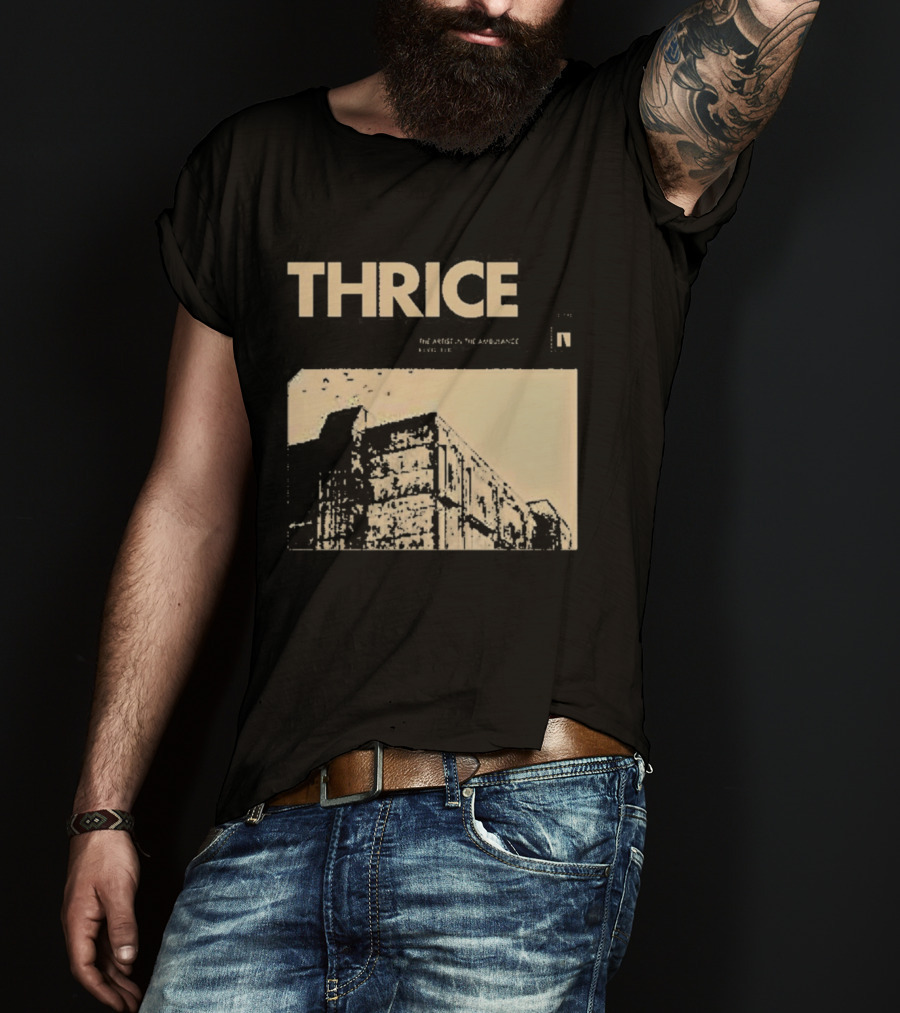 Thrice The Artist In The Ambulance Album Cover Art Building T-Shirt