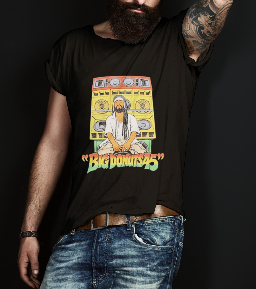 Esp Trickstar Big Donuts 45 Brutus Sound System Reggae Vibes T-Shirt