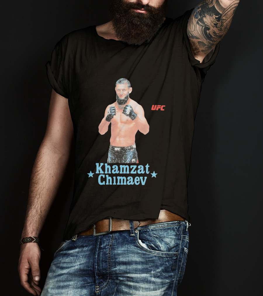 Khamzat Chimaev UFC Wacko Maria Collaboration T-Shirt