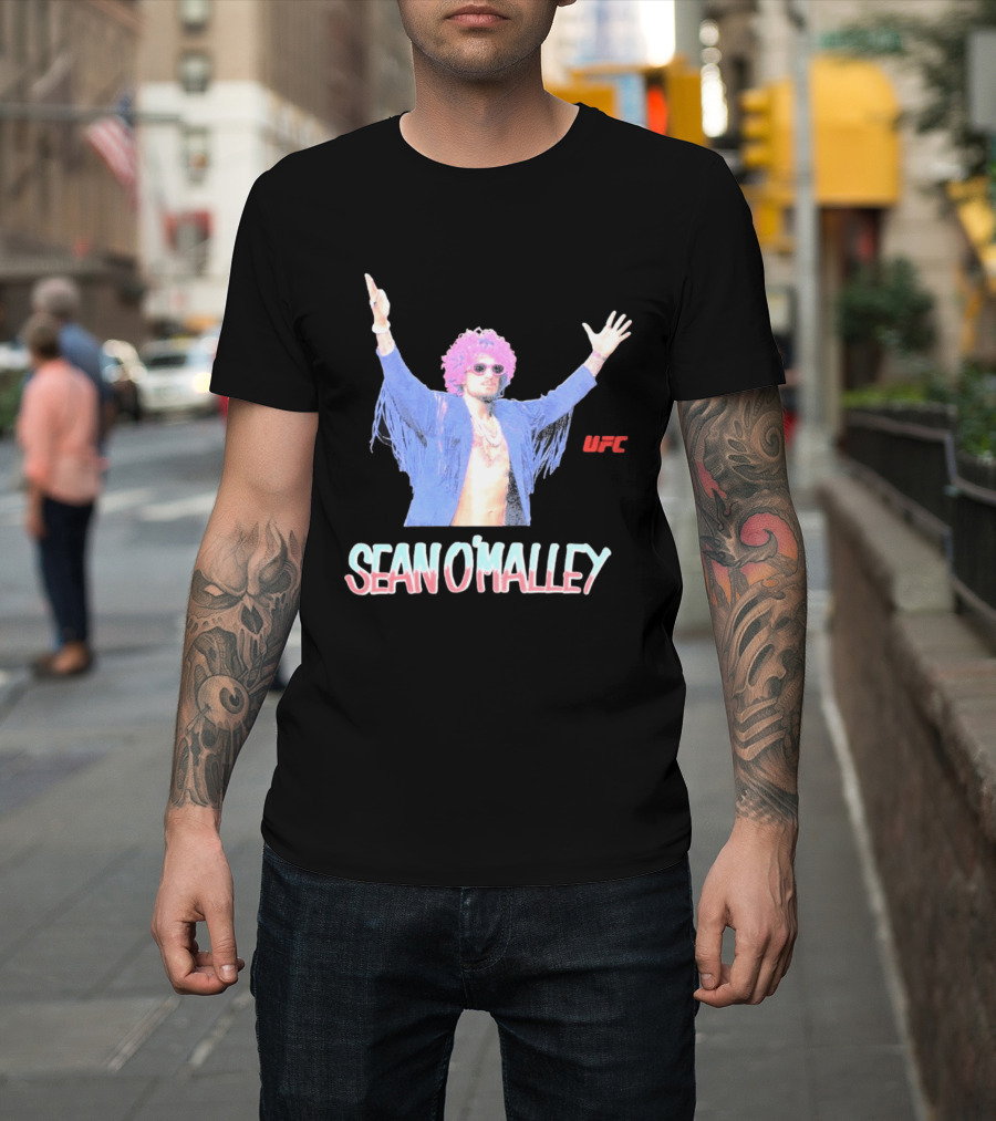 Wacko Maria UFC Sean O'Malley Pink Hair Fringe Jacket T-Shirt