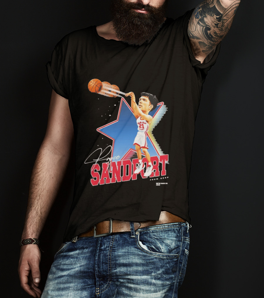 Pryce Sandfort From Deep Were Back Basketball Star T-Shirt