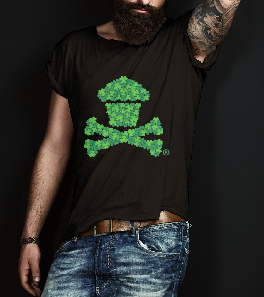 Johnny Cupcakes Clover Cupcake And Crossbones T-Shirt