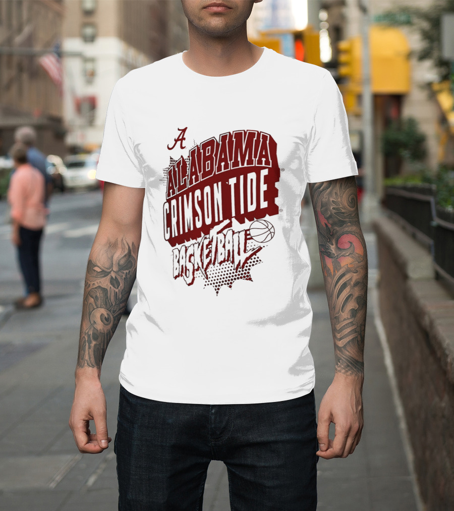 Alabama Crimson Tide Basketball NCAA Team Sports Fan T-Shirt