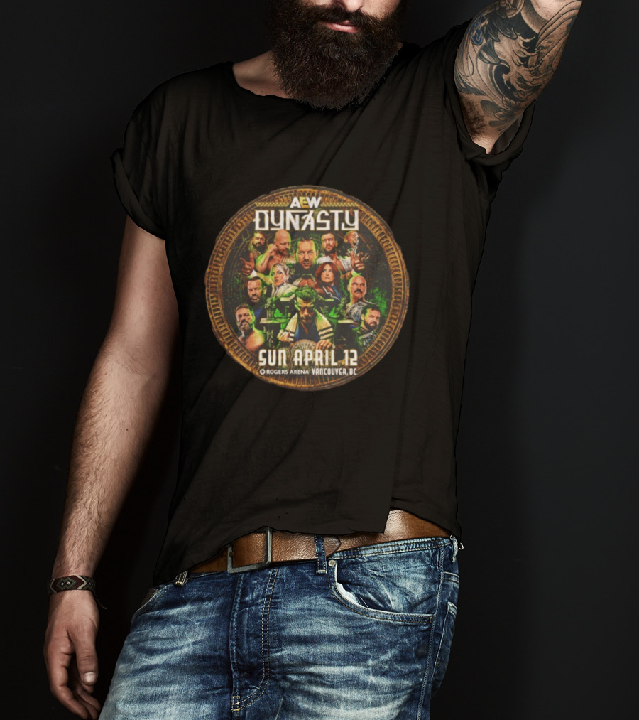 AEW Dynasty 2026 Rogers Arena Vancouver April 12 T-Shirt