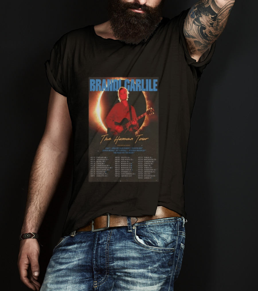 BRANDI CARLILE The Human Tour 2026 Concert Dates And Special Guests T-Shirt