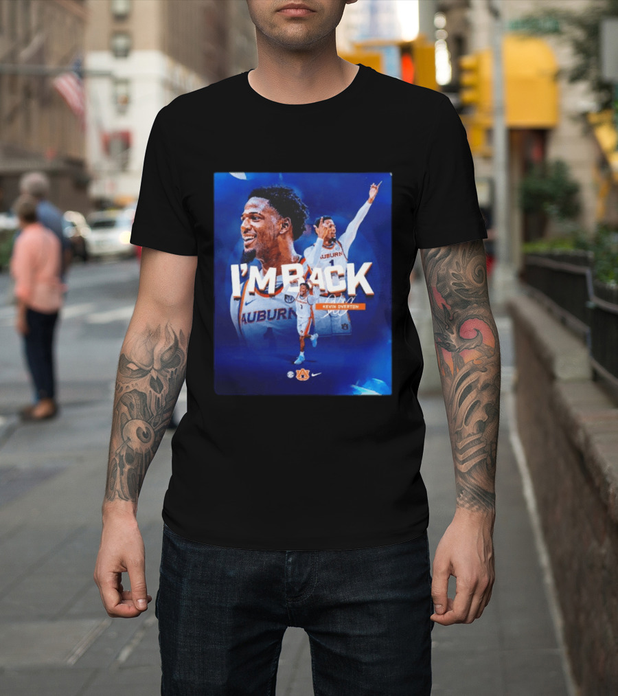 I'm Back Kevin Overton Auburn Tigers Basketball Auburn Nike T-Shirt