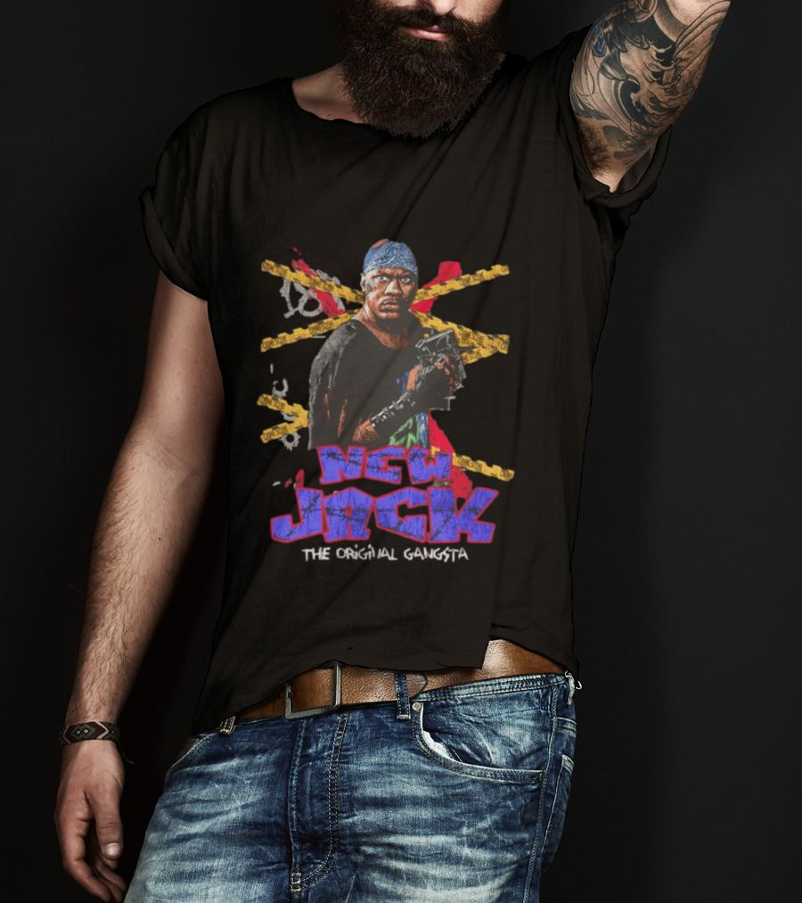 New Jack The Original Gangsta Classic Wrestling Legend T-Shirt